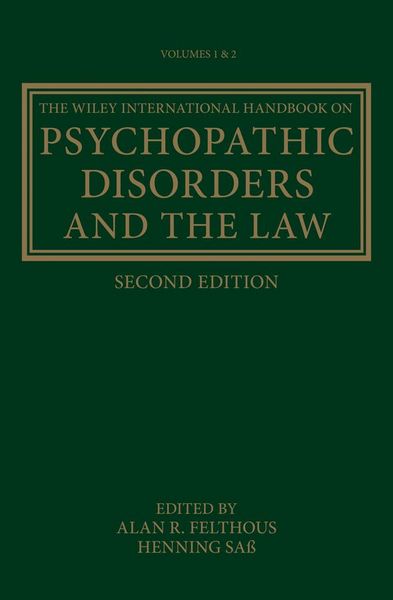 Produktbild: The Wiley International Handbook on Psychopathic Disorders and the Law