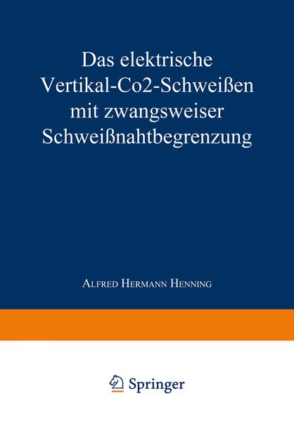 Produktbild: Das elektrische Vertikal-CO2-Schwei&szlig;en mit zwangsweiser Schwei&szlig;nahtbegrenzung