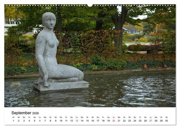 Produktbild: Wiesbaden Kunst in der &Ouml;ffentlichkeit (Wandkalender 2026 DIN A2 quer), CALVENDO Monatskalender