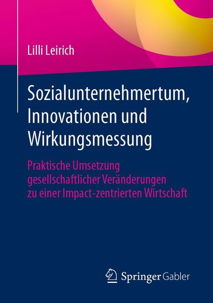 Produktbild: Sozialunternehmertum, Innovationen und Wirkungsmessung