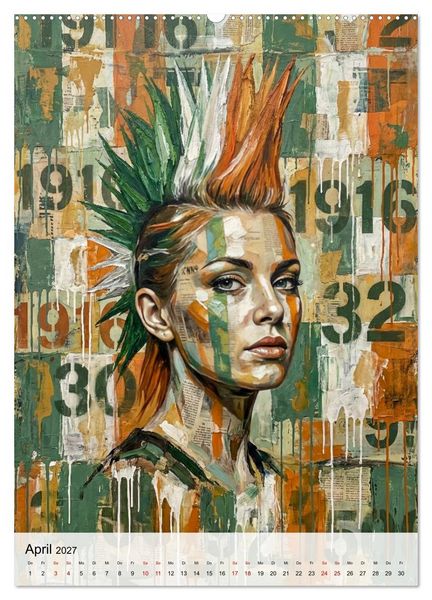 Produktbild: Punk 76 (hochwertiger Premium Wandkalender 2027 DIN A2 hoch), Kunstdruck in Hochglanz