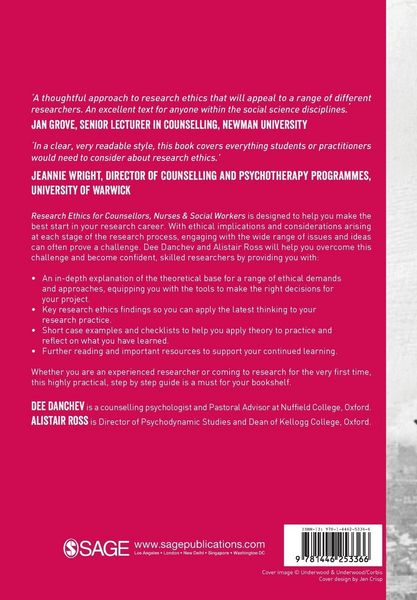 Produktbild: Research Ethics for Counsellors, Nurses & Social Workers