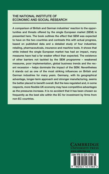 Produktbild: The Single Market Programme as a Stimulus to Change