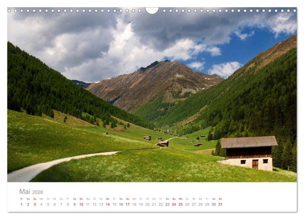 Produktbild: Bekannte und unbekannte Almen in S&uuml;dtirol (Wandkalender 2026 DIN A3 quer), CALVENDO Monatskalender