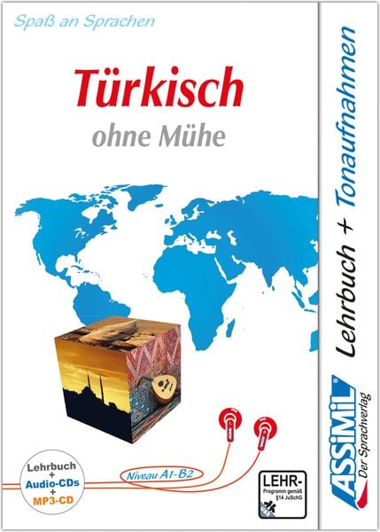 ASSiMiL Türkisch ohne Mühe. Lehrbuch, 4 Audio-CDs, 1 mp3-CD, Gebundene Ausgabe von D.; Guzey, G. Halbout, Assimil, 978-3-89625-051-3