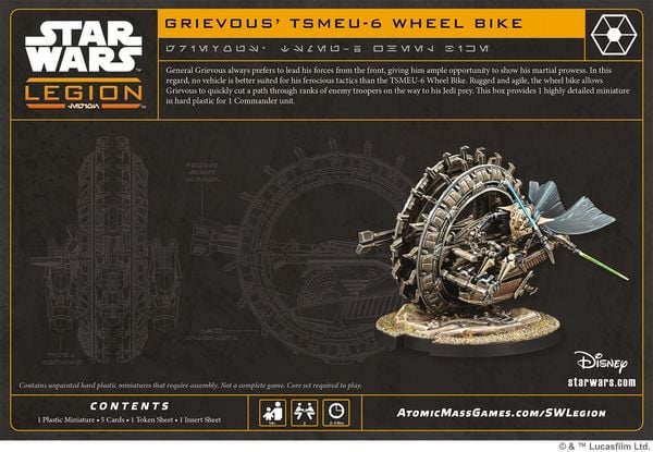 Produktbild: Star Wars: Legion - Grievous' TSMEU-6 Wheel Bike