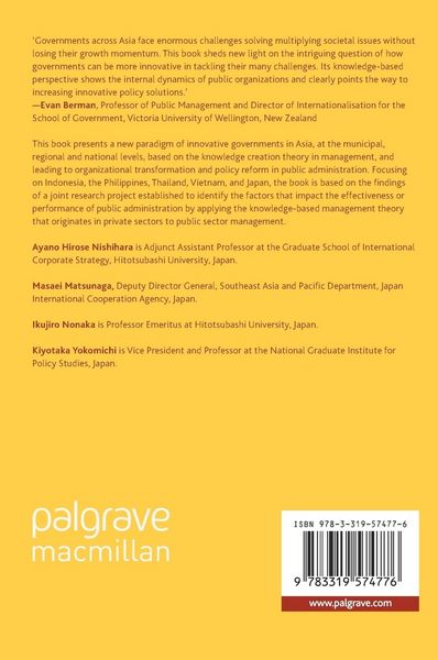 Produktbild: Knowledge Creation in Public Administrations