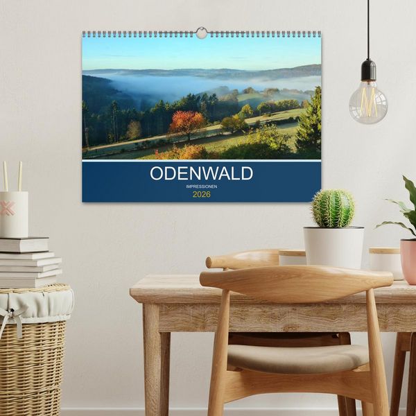 Produktbild: Odenwald - Impressionen (Wandkalender 2026 DIN A3 quer), CALVENDO Monatskalender