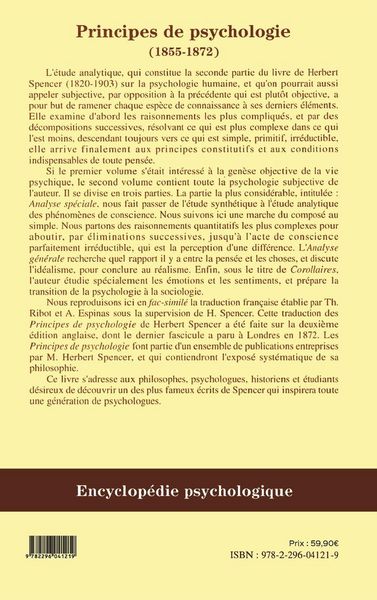Produktbild: Principes de psychologie (volume 2)