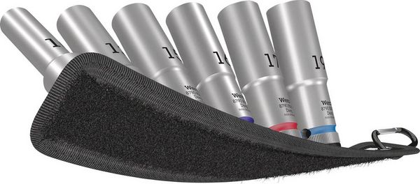 Produktbild: Wera Belt C Deep 1 Steckschl&uuml;sseleinsatz-Set 1/2\" 6teilig 05004565001