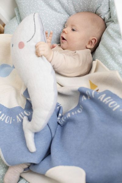 Produktbild: Fussenegger Baby-und Kinderdecke Juwel, Wal