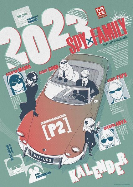 Wandkalender 2023 - Spy x Family (Manga)