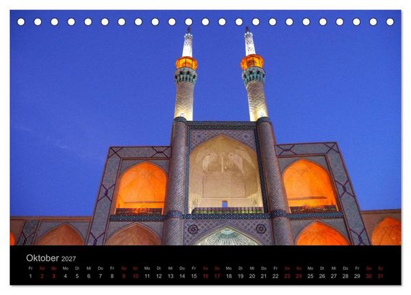 Produktbild: Iran - Impressionen einer Reise (Tischkalender 2027 DIN A5 quer), CALVENDO Monatskalender