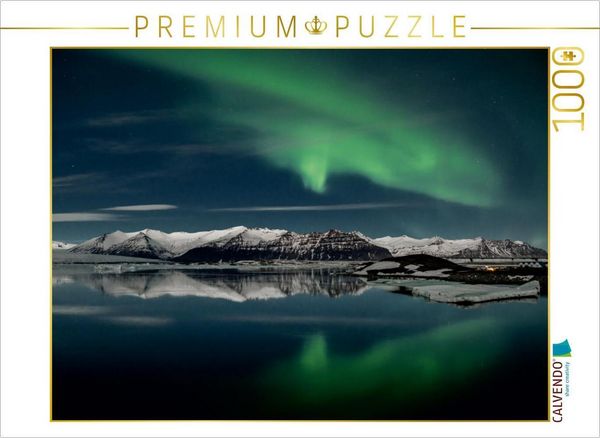 CALVENDO Puzzle Jökulsarlon Gletscherbucht (Südisland) | 1000 Teile Lege-Größe 64 × 48 cm Foto-Puzzle für glückliche Stunden