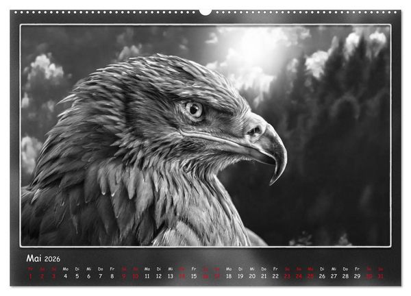 Produktbild: Tieren ins Gesicht geschaut (hochwertiger Premium Wandkalender 2026 DIN A2 quer), Kunstdruck in Hochglanz