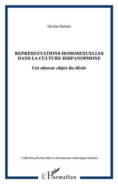 Produktbild: Representations homosexuelles dans la culture hispanophone