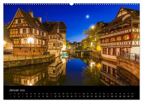 Produktbild: Stra&szlig;burg Impressionen (Wandkalender 2026 DIN A2 quer), CALVENDO Monatskalender