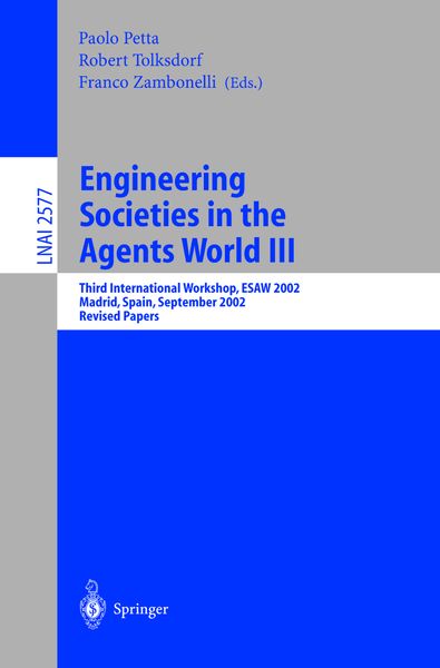 Produktbild: Engineering Societies in the Agents World III