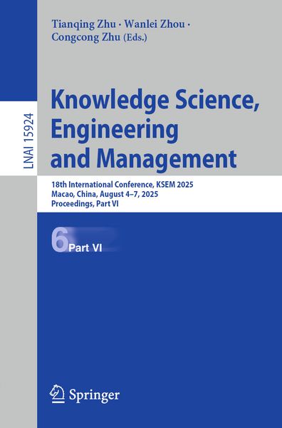 Produktbild: Knowledge Science, Engineering and Management