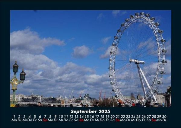 Produktbild: London 2025 Fotokalender DIN A5