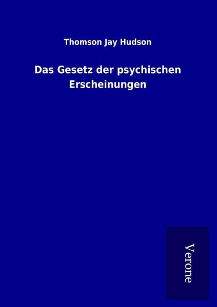 Produktbild: Das Gesetz der psychischen Erscheinungen