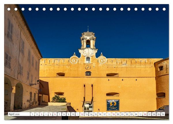 Produktbild: Korsika - Bastia und das Cap Corse (Tischkalender 2026 DIN A5 quer), CALVENDO Monatskalender