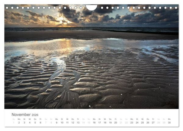 Produktbild: Amrum - Nordseeinsel im Wechsel der Gezeiten (Wandkalender 2026 DIN A4 quer), CALVENDO Monatskalender
