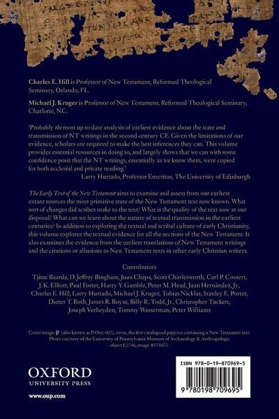 Produktbild: The Early Text of the New Testament