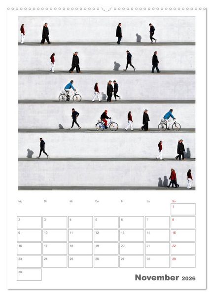 Produktbild: Wall People - Bilderserie von Eka Sharashidze (hochwertiger Premium Wandkalender 2026 DIN A2 hoch), Kunstdruck in Hochglanz