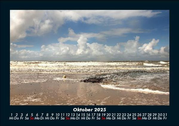 Produktbild: Nordsee 2025 Fotokalender DIN A5
