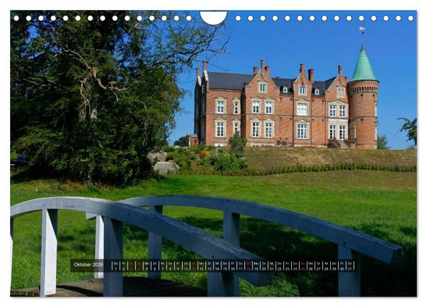 Produktbild: Schl&ouml;sser und Burgen in D&auml;nemark 2026 (Wandkalender 2026 DIN A4 quer), CALVENDO Monatskalender