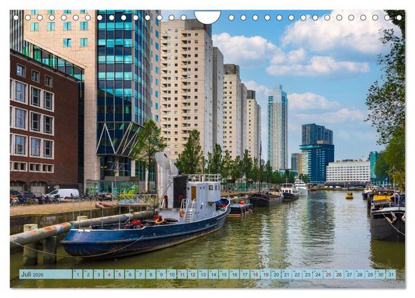 Produktbild: Rotterdam - modern und pulsierend (Wandkalender 2026 DIN A4 quer), CALVENDO Monatskalender