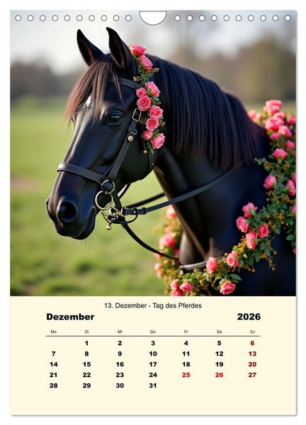 Produktbild: Blumenbekr&auml;nzte Haustiere zu ihrem Feiertag (Wandkalender 2026 DIN A4 hoch), CALVENDO Monatskalender