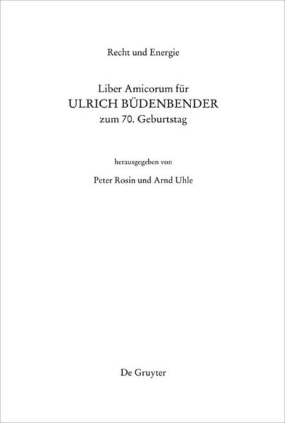 Produktbild: Recht und Energie