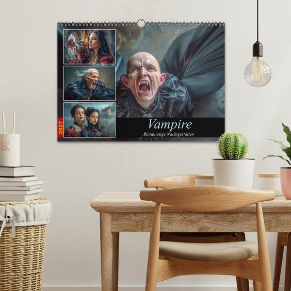Produktbild: Vampire - Blutdurstige Nachtgestalten (Wandkalender 2027 DIN A3 quer), CALVENDO Monatskalender