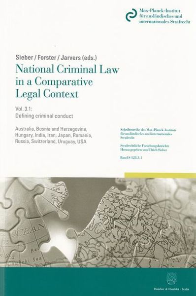 Produktbild: National Criminal Law in a Comparative Legal Context. Vol. 3.1.