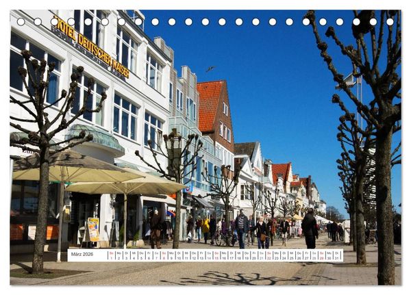 Produktbild: Travem&uuml;nde in der L&uuml;becker Bucht (Tischkalender 2026 DIN A5 quer), CALVENDO Monatskalender