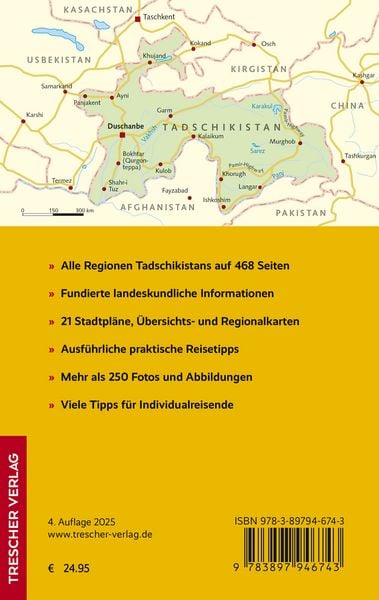 Produktbild: TRESCHER Reisef&uuml;hrer Tadschikistan