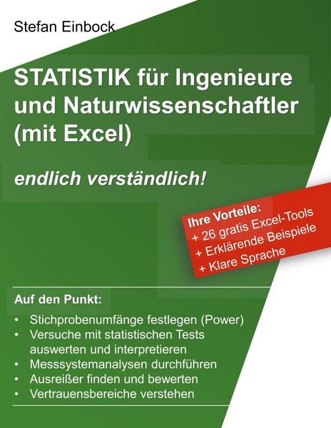 Produktbild: Statistik f&uuml;r Ingenieure und Naturwissenschaftler (mit Excel)