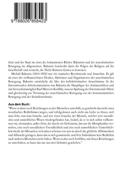 Produktbild: Gott und der Staat (Klassiker des Anarchismus)