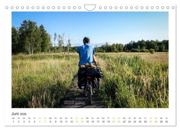 Produktbild: Radreisegl&uuml;ck Ostsee (Wandkalender 2026 DIN A4 quer), CALVENDO Monatskalender