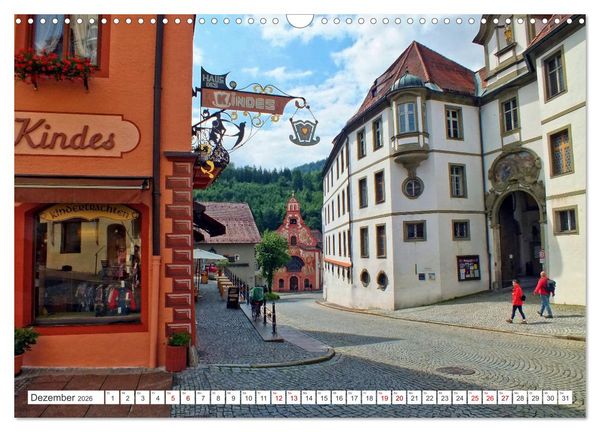 Produktbild: F&uuml;ssen im Allg&auml;u &ndash; Hier genie&szlig;t die Seele eine romantische Zeit (Wandkalender 2026 DIN A3 quer), CALVENDO Monatskalender