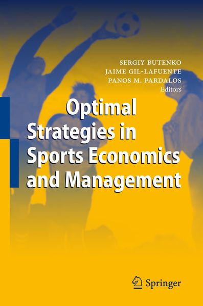 Produktbild: Optimal Strategies in Sports Economics and Management