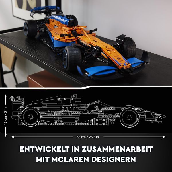 LEGO Technic 42141 McLaren Formel 1 Rennwagen, Modellauto für Erwachsene