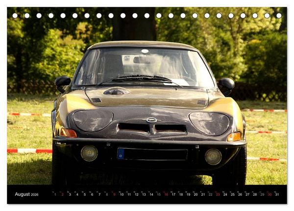 Produktbild: Opel GT Der Kalender (Tischkalender 2026 DIN A5 quer), CALVENDO Monatskalender