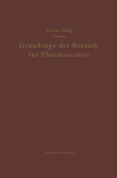 Produktbild: Grundz&uuml;ge der Botanik f&uuml;r Pharmazeuten