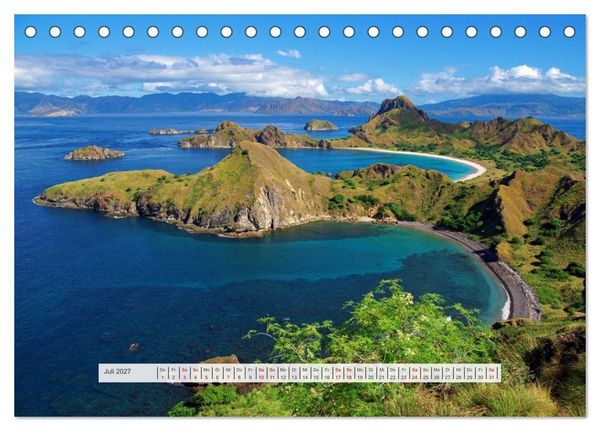 Produktbild: Bekanntes und Unbekanntes Indonesien (Tischkalender 2027 DIN A5 quer), CALVENDO Monatskalender