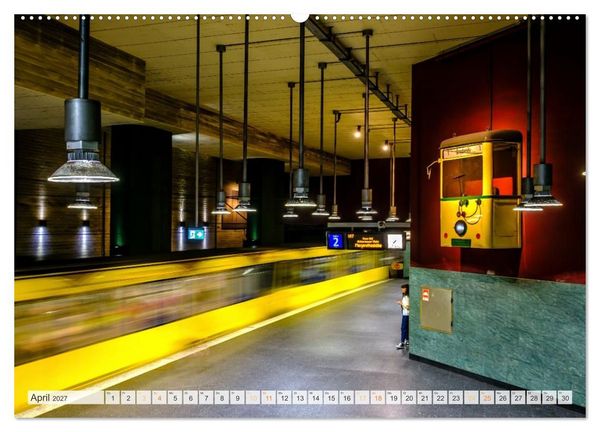 Produktbild: Ruhrbahn: U Linien verbinden (Wandkalender 2027 DIN A2 quer), CALVENDO Monatskalender