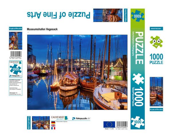 CALVENDO Puzzle Museumshafen Vegesack | 1000 Teile Lege-Größe 64x48cm Foto-Puzzle für glückliche Stunden