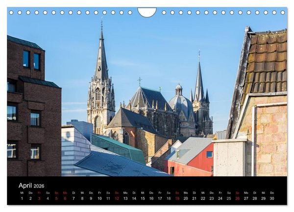 Produktbild: Aachen - ming He&auml;metstadt (Wandkalender 2026 DIN A4 quer), CALVENDO Monatskalender